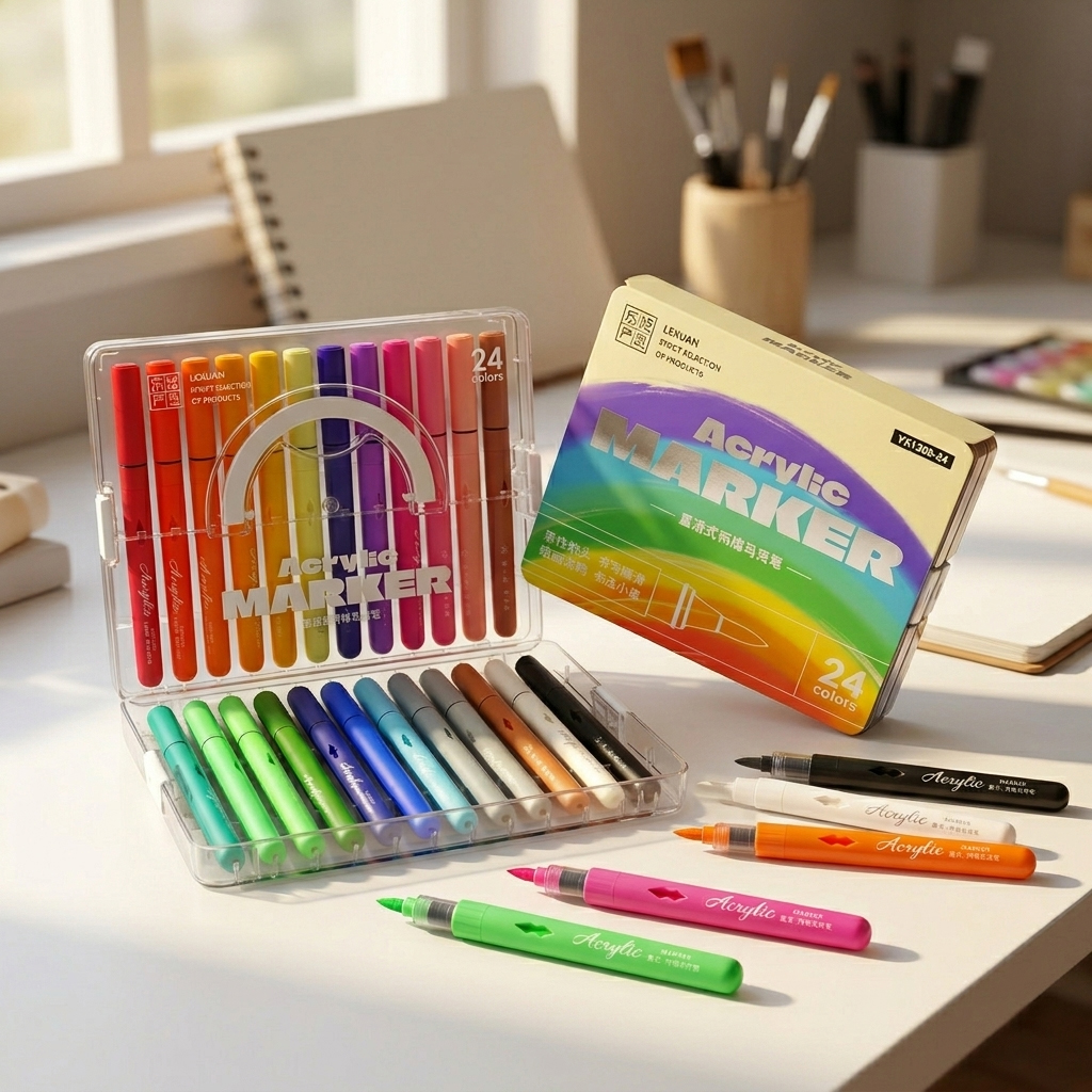 24 ColorsAcrylic Marker Pen