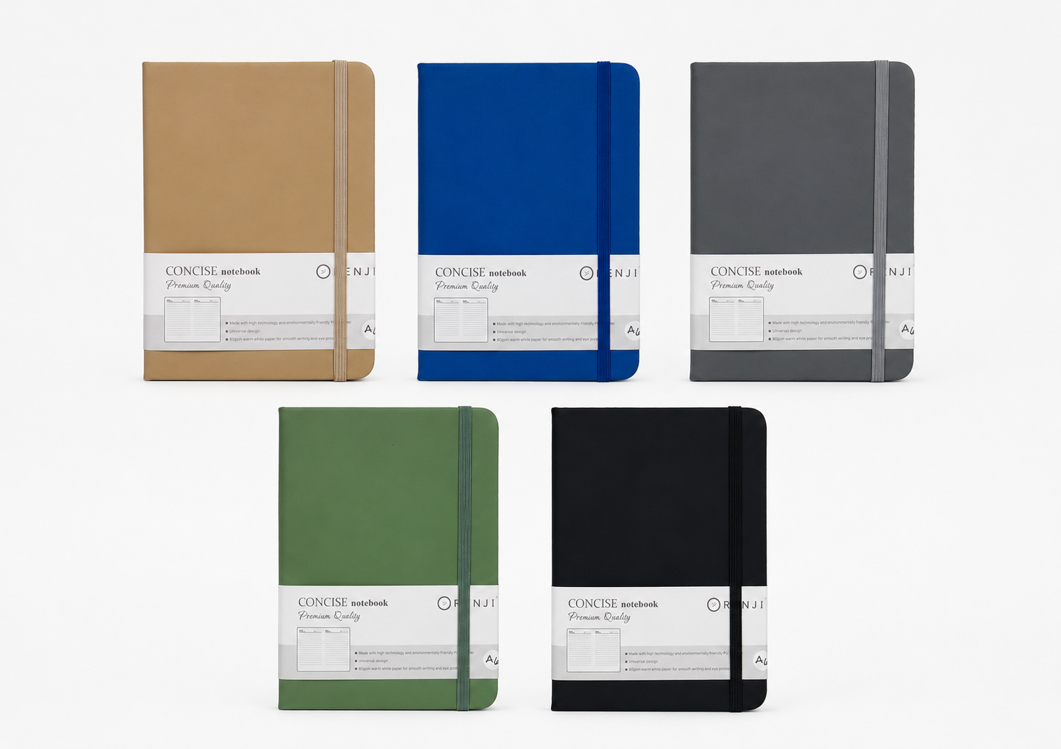 ORENJI Notebook PU Leather A6 - Mix Color - 1/200 pcs